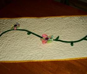 Spring Flower Table Runner
