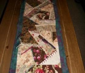 Crazy Patch Quilt Table Runner